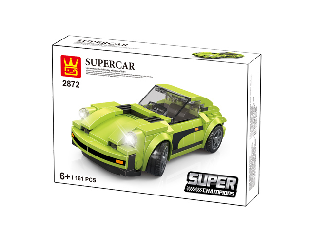 Super Car Zöld Sportkocsi