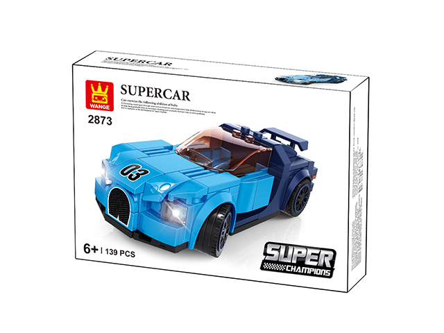 Super Car Kék Sportkocsi
